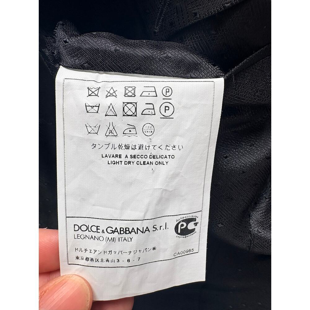 Dolce & Gabbana Martini 2-Piece Men's IT 52 US 42 Navy Tuxedo Suit Jacket Vest - Picture 8 of 16